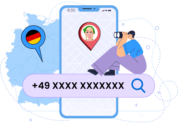 Free phone number tracker in Germany that shows a number’s approximate location, carrier, number type and city.