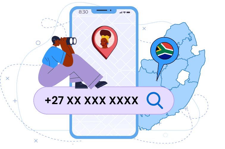 Free phone number tracker in South Africa that shows a number’s approximate location, carrier, number type and city.