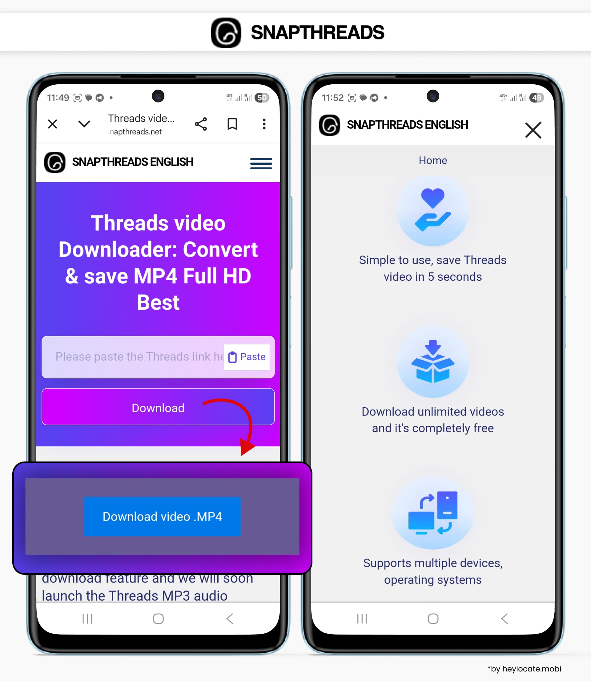 SnapThreads focuses on downloading Threads videos.